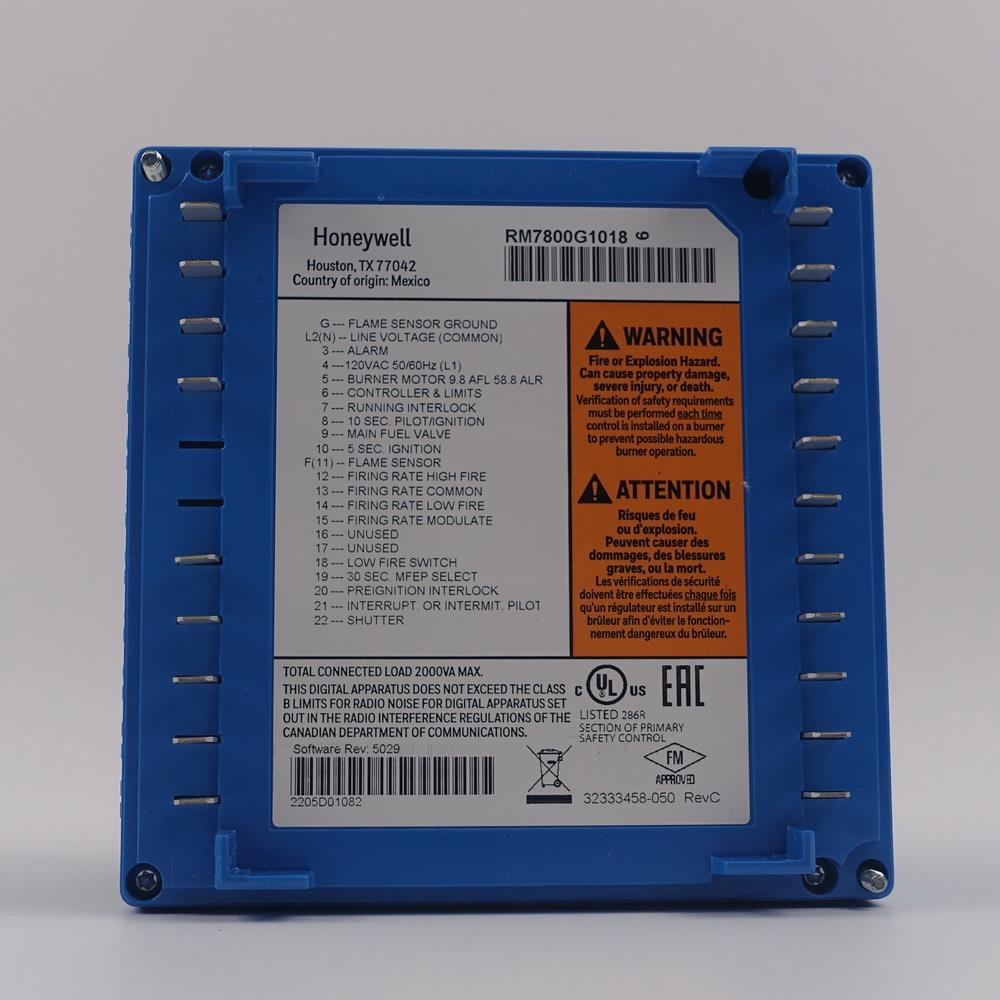 RM7800G1018 美国honeywell 霍尼韦尔 燃烧控制器 120V RM7800M1011